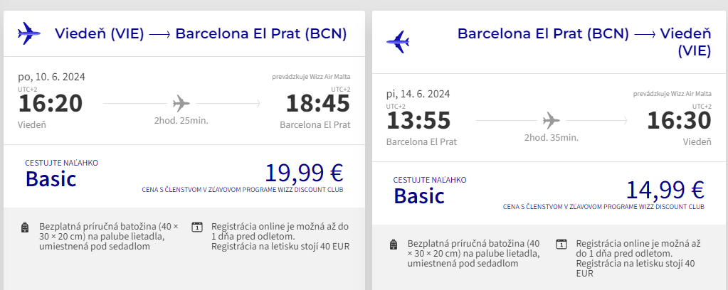 ŠPANIELSKO - Barcelona začiatkom leta. Letenky z Viedne od 35€