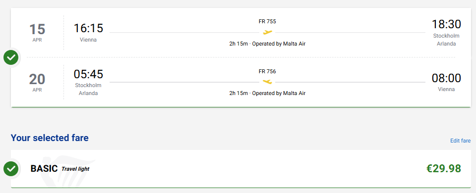 Štokholm z Viedne v jarných termínoch s letenkami od 30 eur