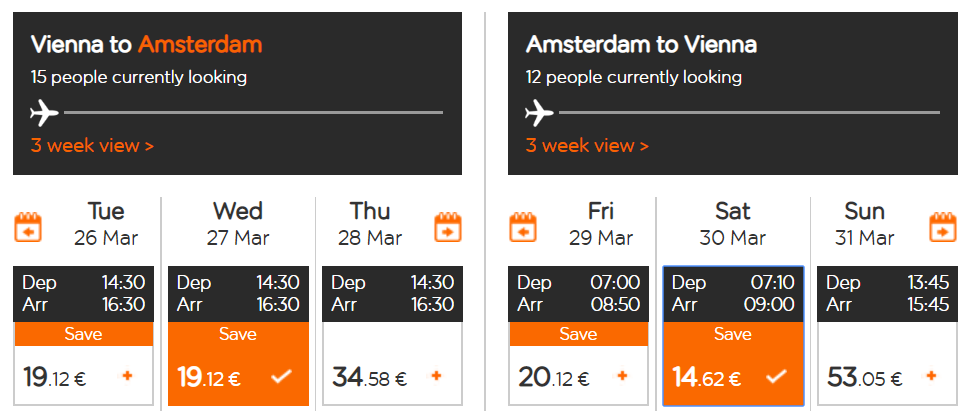  AMSTERDAM - Spiatočné letenky z Viedne už od 34 eur
