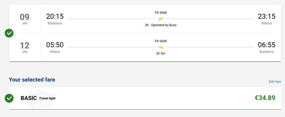 Atény z Bratislavy na predĺžený víkend od 35 eur