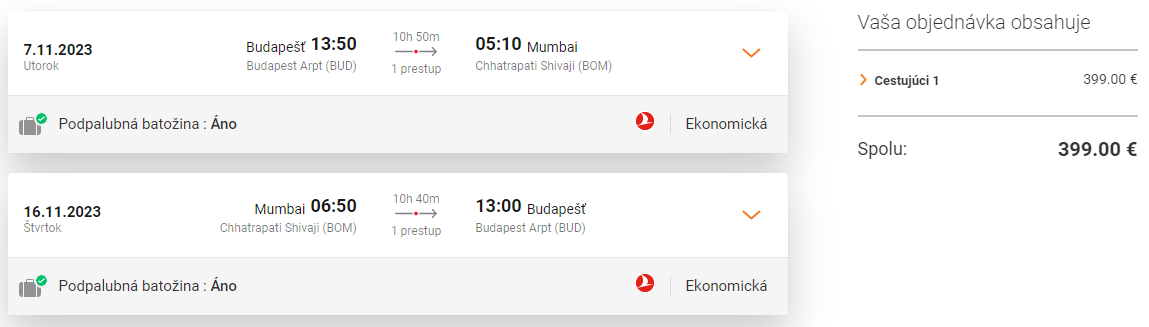 Bombaj z Budapešti s letenkami od 399 eur