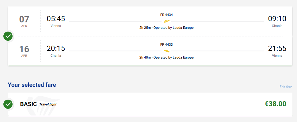 Chania z Viedne s letenkami od 38 eur