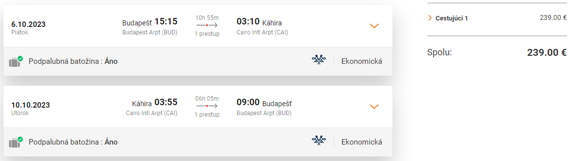 EGYPT - Káhira z Budapešti s letenkami od 239 eur