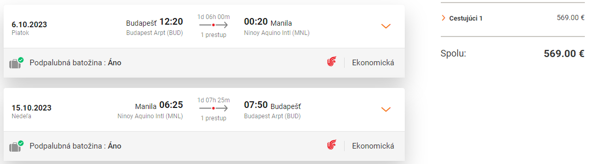 FILIPÍNY - Manila z Budapešti s letenkami od 569 eur