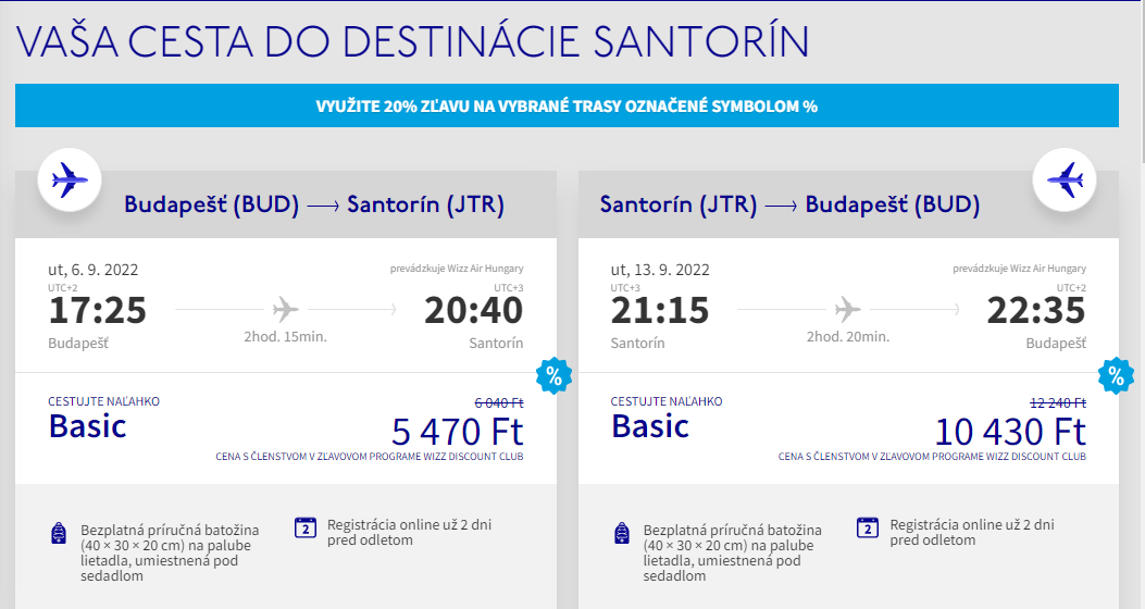Grécky ostrov Santorini z Budapešti s letenkami od 39 eur