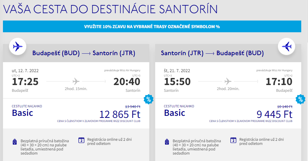 Grécky ostrov Santorini z Budapešti s letenkami od 56 eur