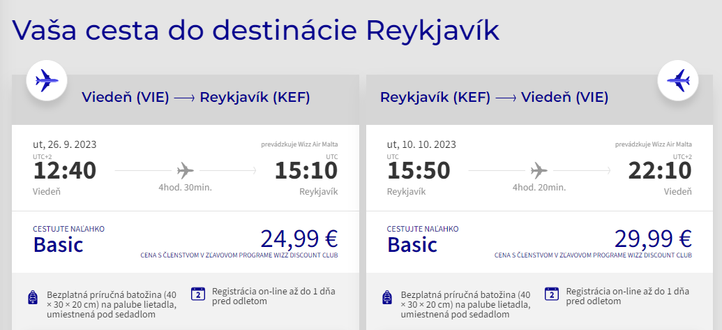 ISLAND - Reykjavík z Viedne s letenkami od 55 eur