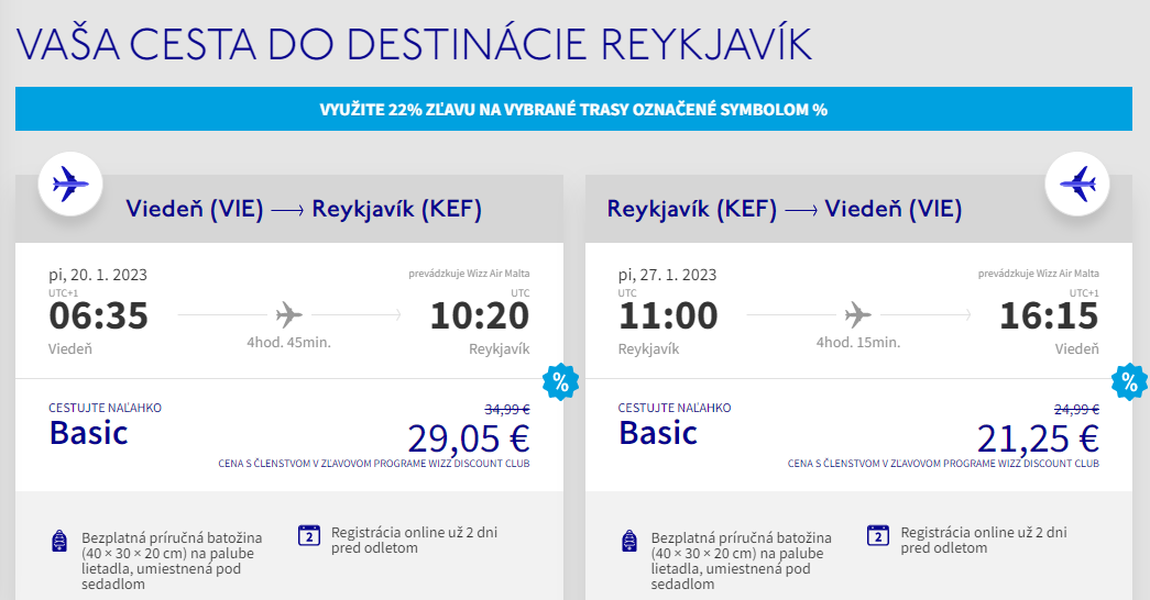 ISLAND - Reykjavík z Viedne začiatkom roka s letenkami od 50 eur