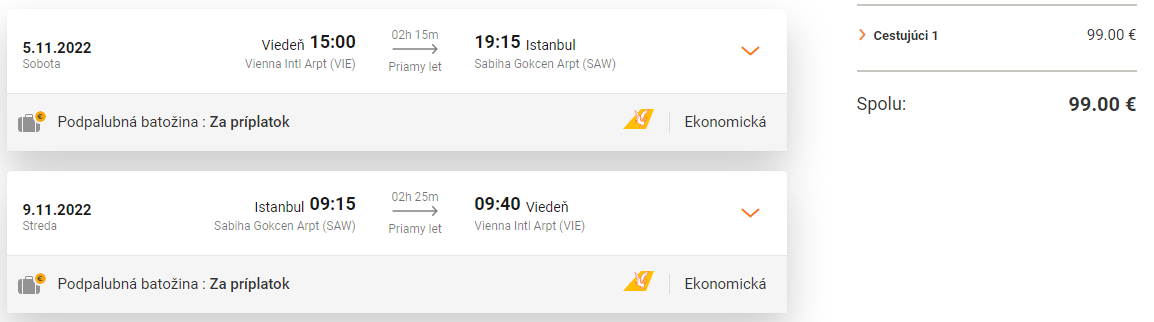 Istanbul z Budapešti a Viedne s letenkami od 89 eur