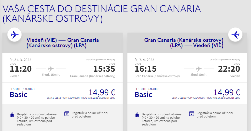 KANÁRSKE OSTROVY - Gran Canaria z Viedne s letenkami od 30 eur