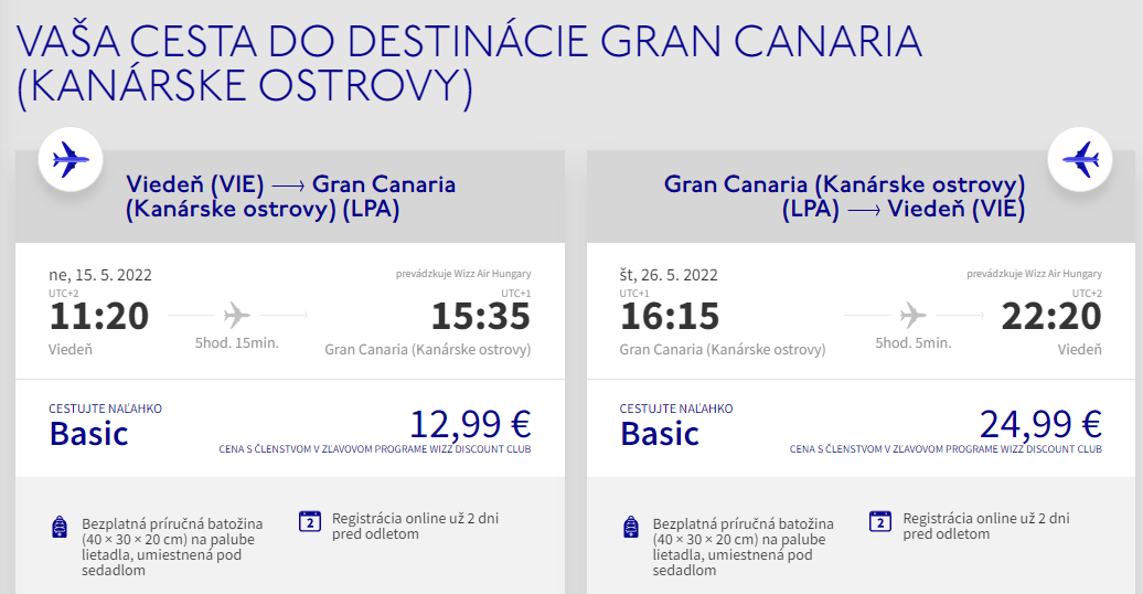 KANÁRSKE OSTROVY - Gran Canaria z Viedne s letenkami od 38 eur