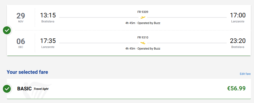 KANÁRSKE OSTROVY Z BRATISLAVY - Lanzarote koncom roka s letenkami od 57 eur