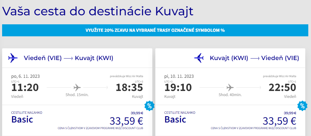 KUVAJT - Spiatočné letenky z Viedne od 67 eur
