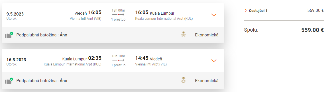 Kuala Lumpur s odletom z Viedne s letenkami od 559 eur