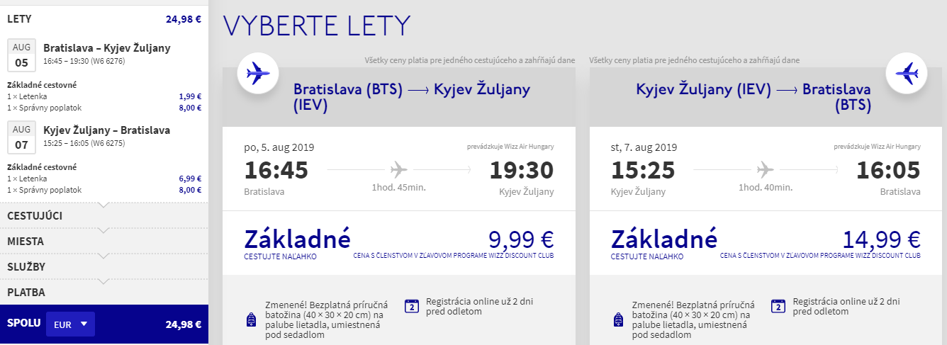 Kyjev cez letné prázdniny s letenkami z Bratislavy od 25 eur