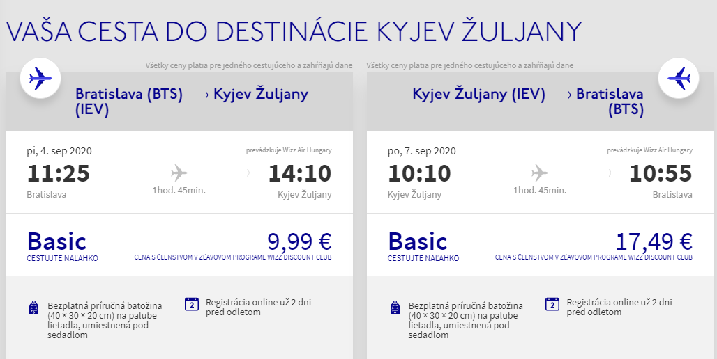 Kyjev z Bratislavy aj na predĺžený víkend s letenkami od 27 eur