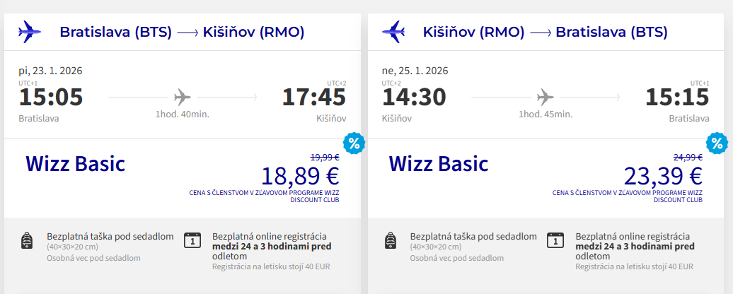 LETENKY DO MOLDAVSKA - Kišinev z Bratislavy nie len na víkend od 42 eur