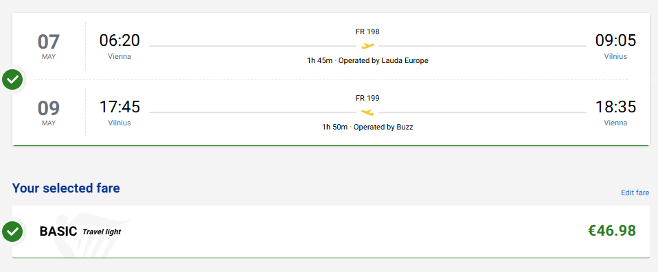 LITVA - Vilnius z Viedne s letenkami od 47 eur