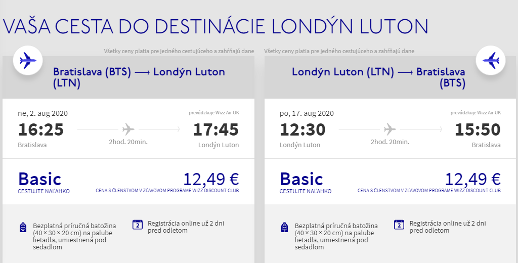 Londýn cez letné prázdniny. letenky z Bratislavy od 25 eur