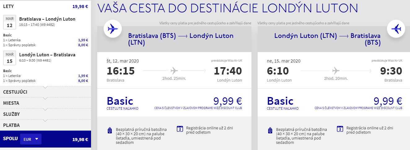 Londýn z Bratislavy s letenkami aj na predĺžený víkend od 20 eur