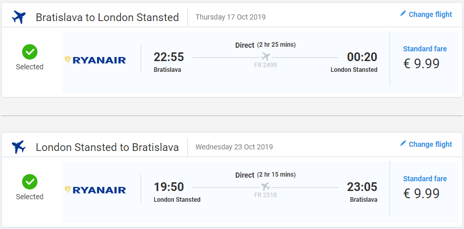 Londýn z Bratislavy v októbrových termínoch s letenkami od 20 eur