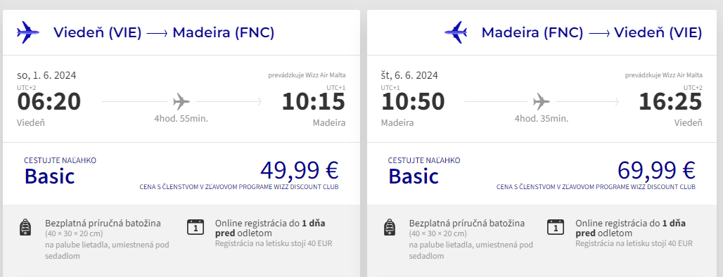 MADEIRA ZAČIATKOM LETA - Funchal z Viedne s letenkami od 120 eur