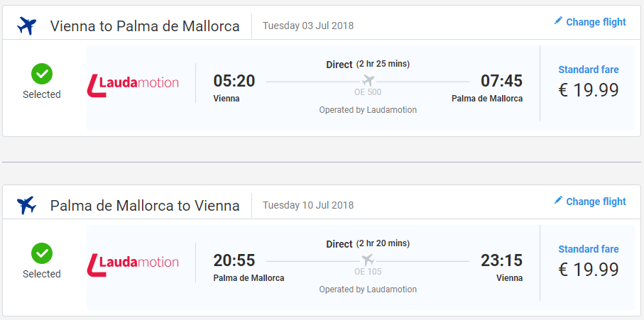 Mallorca z Viedne počas leta s letenkami už od 40 eur