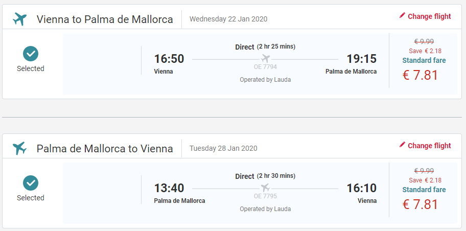 Mallorca z Viedne s letenkami od 16 eur