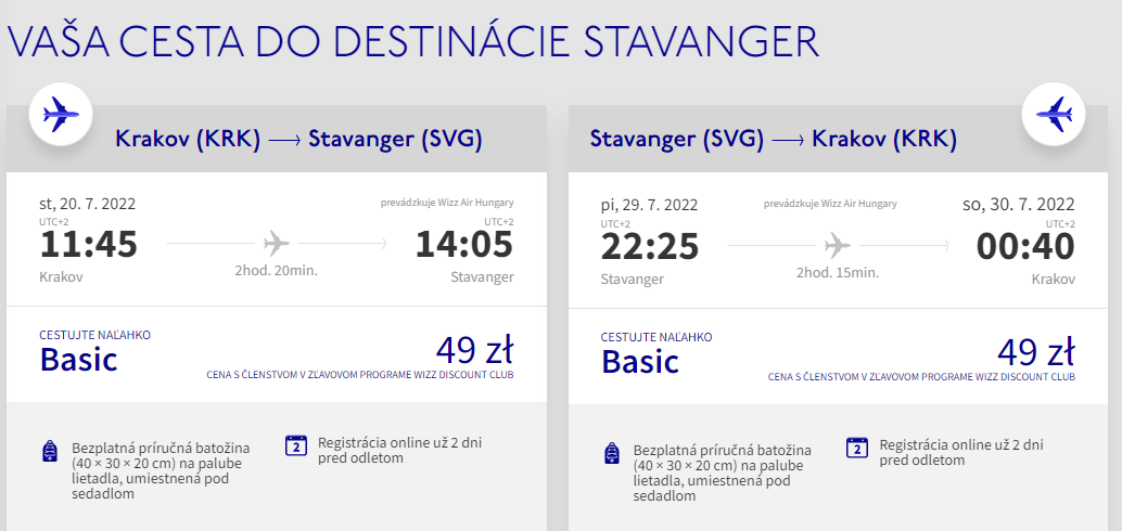 Nórsky Stavanger cez letné prázdniny. Letenky z Krakova už od 21 eur