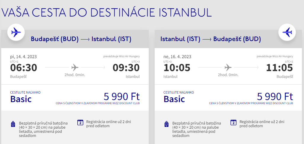 Nová linka z Budapešti do Istanbulu. Spiatočné letenky od 30 eur