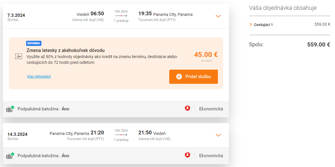PANAMA - Spiatočné letenky z Viedne od 559 eur