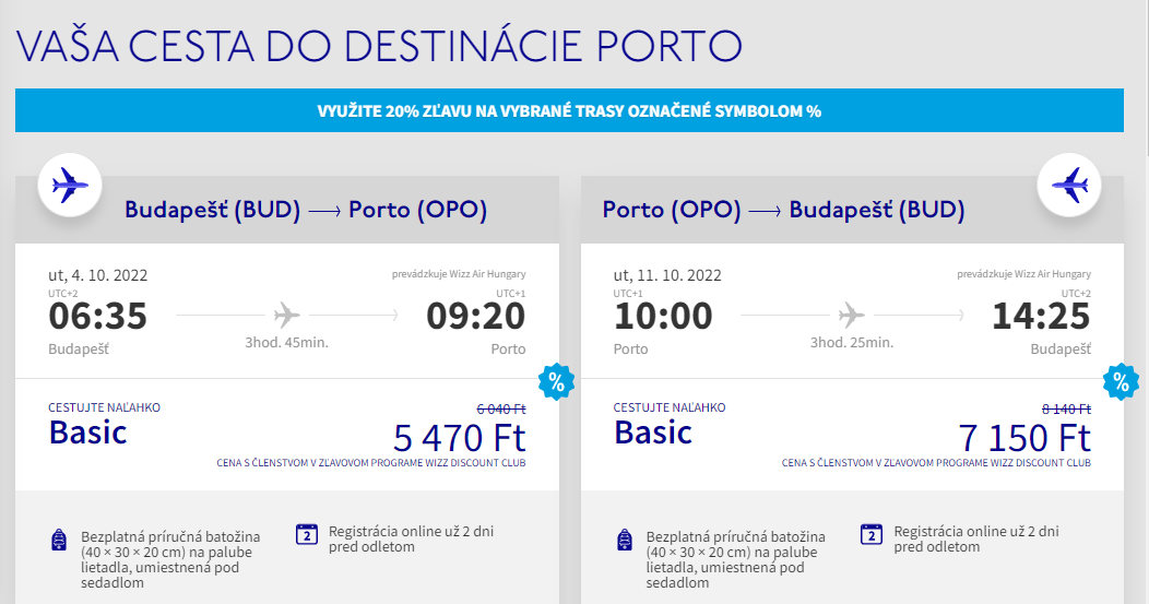 PORTUGALSKO - Porto z Budapešti s letenkami od 32 eur