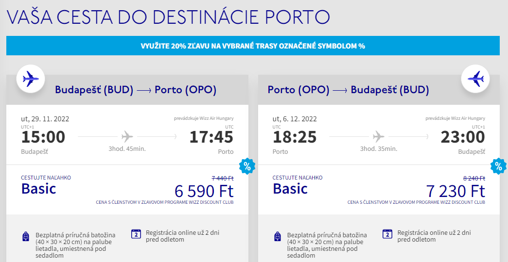 PORTUGALSKO - Porto z Budapešti s letenkami od 34 eur
