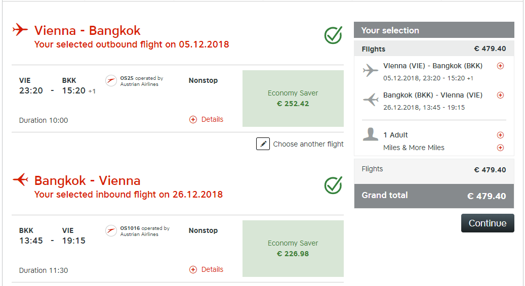 Priame lety z Viedne do Bangkoku s Austrian Airlines od 479 eur