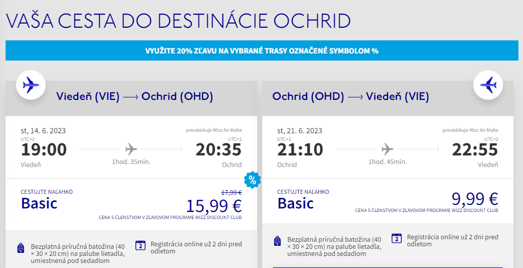 SEVERNÉ MACEDÓNSKO - Ohrid z Viedne s letenkami od 26 eur