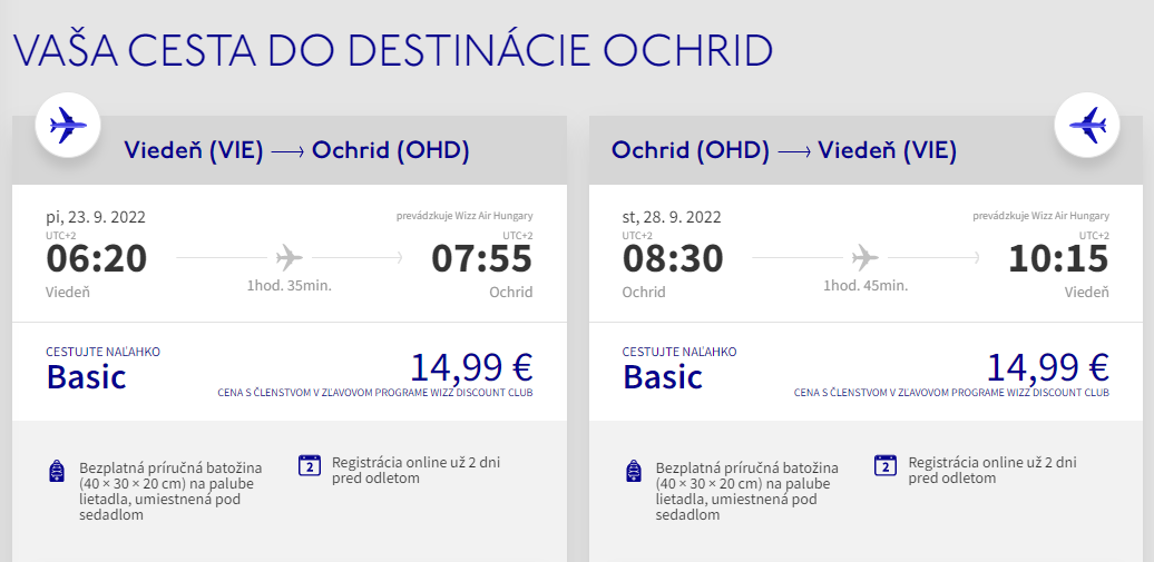 SEVERNÉ MACEDÓNSKO - Ohrid z Viedne s letenkami od 30 eur