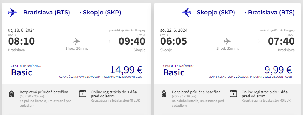 SEVERNÉ MACEDÓNSKO - Skopje z Bratislavy s letenkami od 25 eur