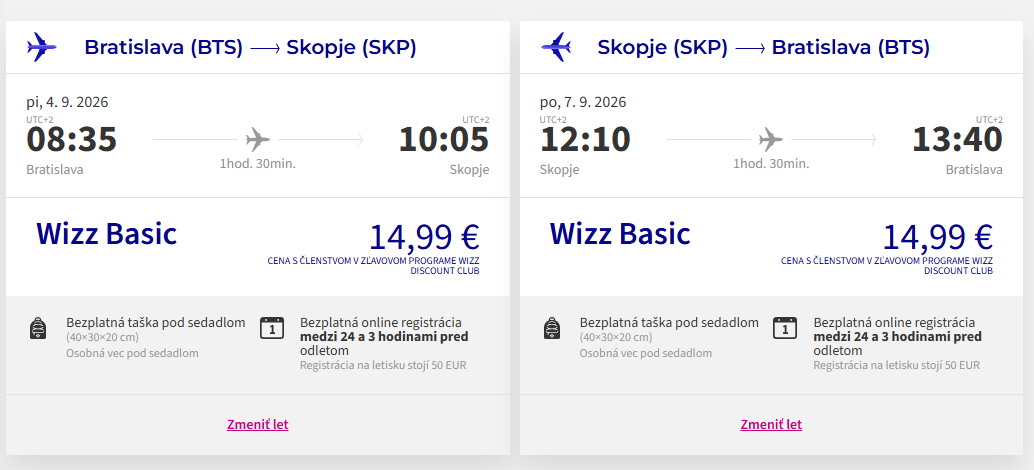 SEVERNÉ MACEDÓNSKO - Skopje z Bratislavy s letenkami od 30 eur
