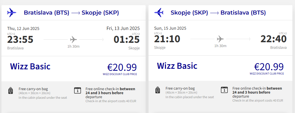 SEVERNÉ MACEDÓNSKO - Skopje z Bratislavy s letenkami od 42 eur