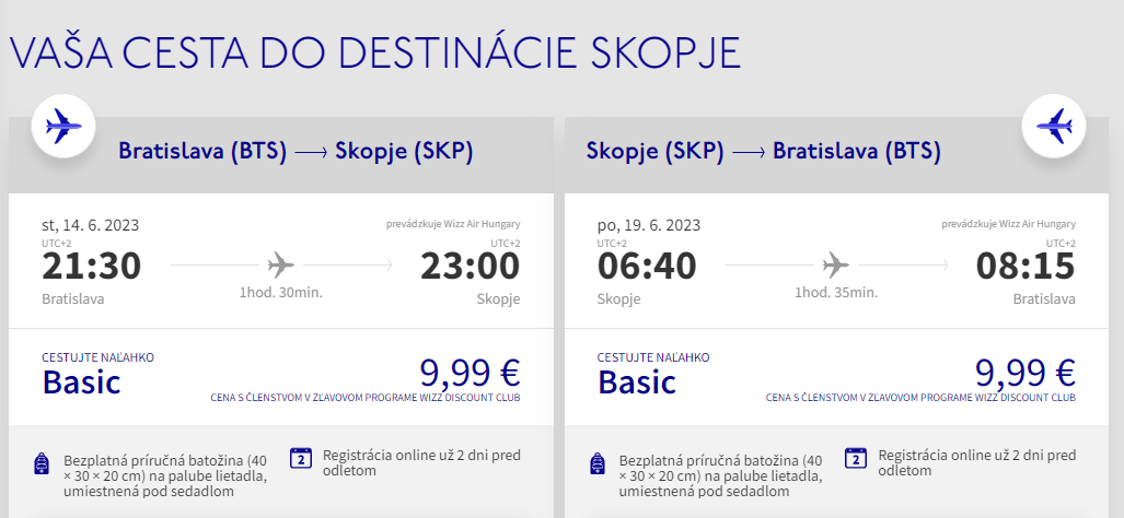 SEVERNÉ MACEDÓNSKO - Skopje z Bratislavy začiatkom leta s letenkami od 20 eur