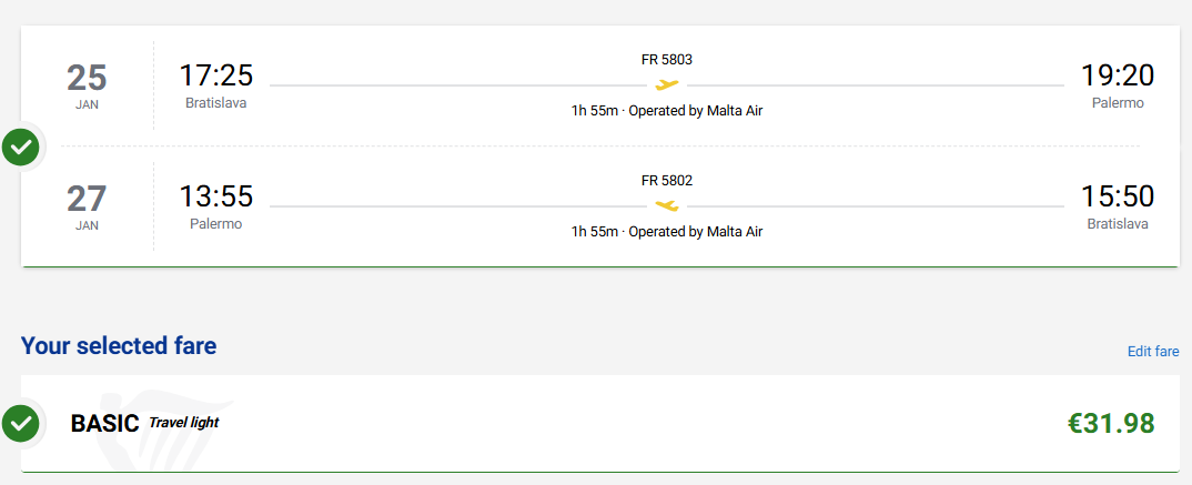 SICÍLIA Z BRATISLAVY - Palermo koncom januára s letenkami od 32 eur