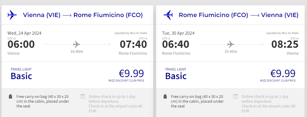 TALIANSKO - Rím v jarných termínoch s letenkami z Viedne od 20 eur