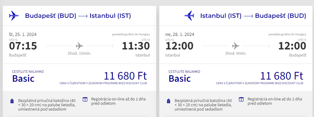 TURECKO - Z Budapešti do Istanbulu. Spiatočné letenky od 61 eur